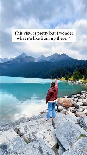Do not go to Banff without hiking above Lake Louise! The little beehive trail is truly stunning!