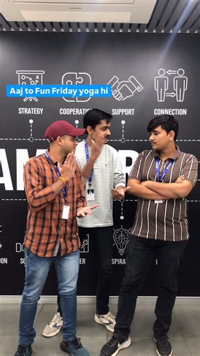 Kriyan Infotech on Instagram: "Expectations vs reality — some days the calendar says “fun,” but the task list clearly has other plans. Classic office moments. 🥲💼 . . . . #kriyaninfotech #OfficeCulture #funfriday #OfficeReel #CorporateLife [office culture, workplace humor, daily office life, corporate routine, workday moments, team conversations, employee perspective, desk life, office vibes]"