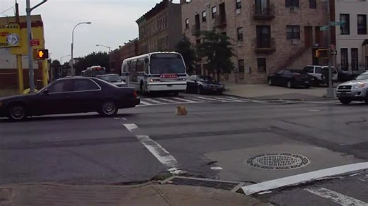 MTA RTS NovaBus #9383 B60 on Decatur St, Brooklyn