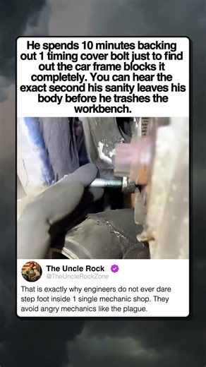 THIS IS WHY MECHANICS HATE ENGINEERS