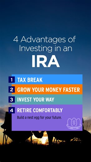 25K views · 262 reactions | Unlock the power of your retirement savings with an IRA! From tax advantages to diverse investment options, an IRA offers several benefits that can pave the way for a secure financial future. Start maximizing your retirement potential today. Bit.ly/PriInvestmentsDisclosures | Primerica | Facebook