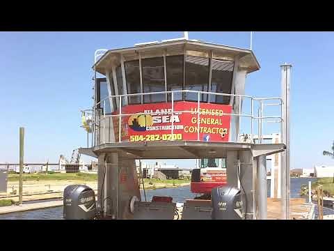 Building a 60-Foot Barge: 8-Month Project for Marine Pile Driving!