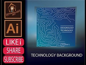 How to Create Technology Background In Illustrator