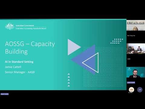 AOSSG Capacity Building-Artificial Intelligence in Standard Setting: Opportunities and Use Cases