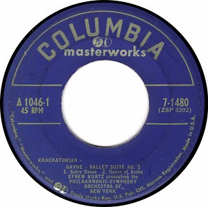 Khachaturian, Efrem Kurtz, Philharmonic Symphony Orchestra Of New York - Gayne - Ballet Suites Nos. 1 & 2