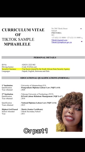 Simplifying Your CV for Employment Success