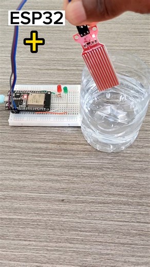 Water Level Monitoring with Water level sensor & ESP32 https://linktw.in/lcjLir | Upload Ideas with Itamar