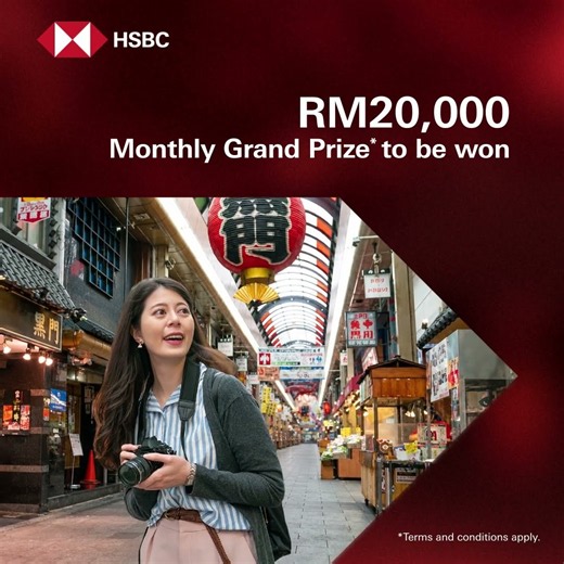 Enjoy 20% Cashback on Foreign Spend with HSBC Credit Card