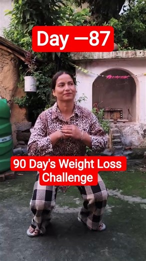 Day 87 💪 | 90 Days Weight Loss Challenge | Pranayam + Diet Routine | GharParSlim2.0