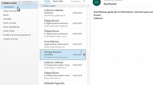 Organizzare la posta elettronica usando le cartelle in Outlook