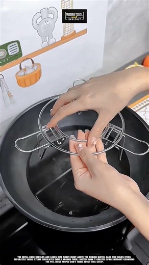 This Simple Rack Changes How You Cook In One Pot ⚙️ #foodprocessing