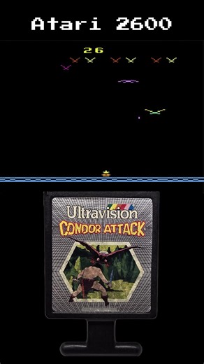 This is actually a pretty good game for the Atari 2600. It feels like a nice variation on Space Invaders, but with more hectic energy. Things move faster, there is more pressure, and it keeps you engaged in that very early arcade way. The colors are good, bold, and readable, and honestly, I was into it almost right away. And that is really all a good game needs. It does not have to be particularly original. It does not need impressive graphics. It does not need layers of complexity. It can just 