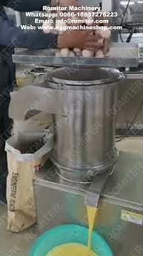 Automatic Egg Cracking Shell Separating Machine