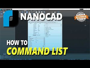 NanoCAD How To Command List