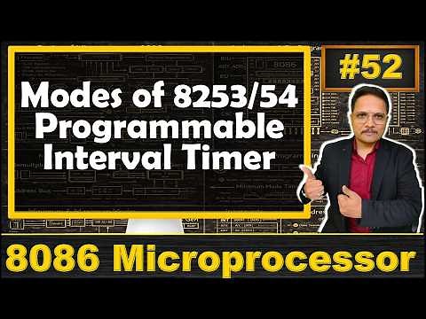 Modes of 8254 Programmable Interval Timer: Control Word and Operational Basics