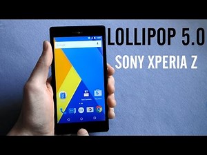 Sony Xperia Z Android 5.0 Lollipop CM12
