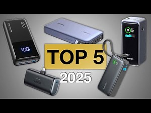 LES MEILLEURES BATTERIES EXTERNES DE 2025 | TOP QUALITÉ PRIX