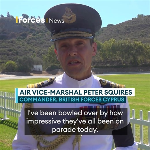 “Long may he reign.” Air Vice Marshal Peter Squires has paid tribute to the new King at a British Forces Cyprus Proclamation Ceremony. | BFBS Radio