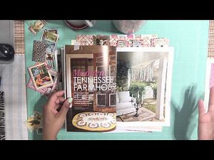 DIY - Recycled & Repurposed Magazine Images & Old Book Pages Into Embellishments