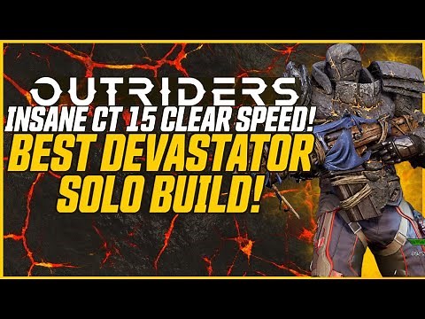 TOP TREE Devastator is INSANE! CRAZY CLEAR SPEED! // Outriders Best Devastator Build