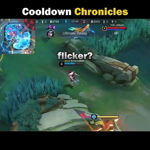 His flicker is on cooldown