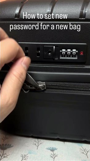 How to change bag lock password#travel#trolleybag