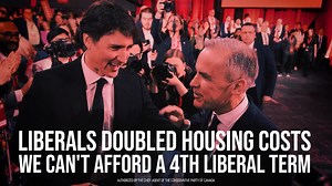 878K views · 17K reactions | Liberals doubled housing costs. Now Carney is doubling down on the same Liberal housing promises. You can’t afford a 4th Liberal term. Vote for affordable homes—for a CHANGE—vote Conservative. | Pierre Poilievre | Facebook