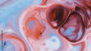 Fluid art. Abstract ink swirl background. Paint explosion. Abstract color ink. Liquid color ink explosion. Macro shooting 4K UHD footage Stock Video