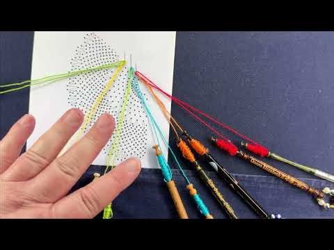 Bobbin Lace Angel Tutorial – How to Work the Neck Edge | Lou Woo