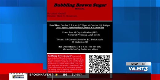 JSU Theatre Department Presents "Bubbling Brown Sugar"