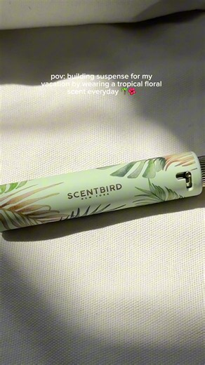 Soft launching the vacation by smelling like we’re already there. 🌺 Subscribe through the link in bio to get your first month free and find your next travel scent. #Scentbird #TravelFragrance #VacationEssentials
