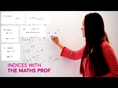 The Maths Prof: Indices/Exponents NEW EXAM QUESTIONS! (Part 1)