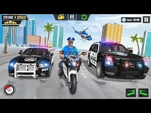 City Police Car Chase Cop Simulator 3D - Real High Speed Chase Multi-Storey - Android GamePlay