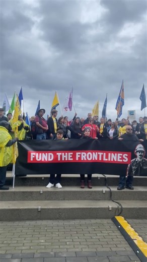 BCTF President Carole Gordon delivered a powerful message of support for the BCGEU and Professional Employees Association strike today, highlighting the importance of solidarity among workers. #BCpoli #UnionStrong | BC Teachers' Federation (BCTF)