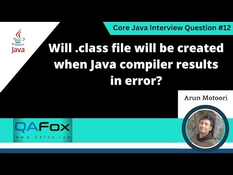 Will .class file be created when Java compiling results in error (Core Java Interview Question #12)