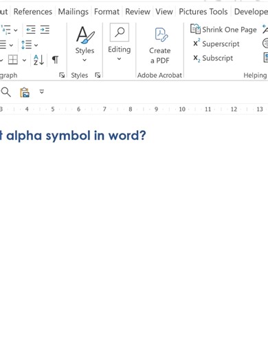 how to insert alpha symbol in word #techhouse #techtutorial #mswordtips #mswordtutorial #techtips