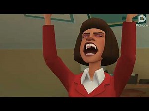 🔥 (Plotagon) Ms Green Gets Mad by Sitting on the Bed