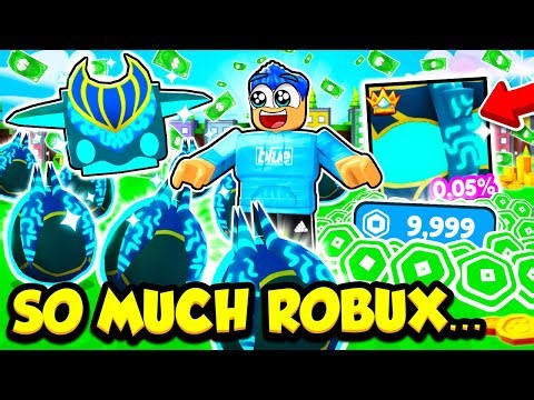 SPENDING TONS OF ROBUX ON THE NEW EXCLUSIVE EGG IN PET SIMULATOR X TO GET THIS...