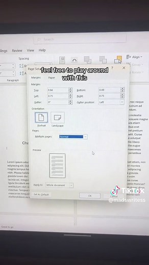 How to Format Word Doc Like a Printed Book