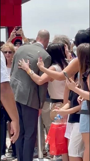 168K views · 10K reactions | Prince William met some lucky Brazilian fans as he arrived in Rio de Janeiro!  | HELLO! | Facebook