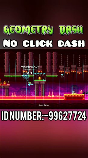 No Click Dash :- Geometry Dash #geometrydash #gdshort