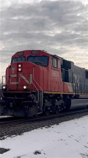 CN 5601 leads in Duplainville WI #railroad #railfan #railway #train #railways #railfanning