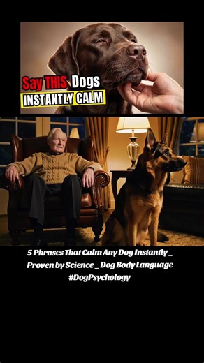 5 Phrases That Calm Any Dog Instantly _ Proven by Science _ Dog Body Language | #DogPsychology #DogBehavior #DogTraining #PetCommunication #DogCare