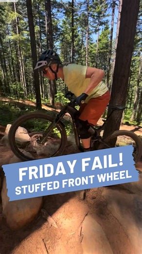 🚨 #FridayFail 🚨 Here’s what happens when you don’t unweight the front wheel fast enough to get over a series of rocks! 🪨🚵‍♀️ 💥 Attempt 1: FAIL! My front wheel stuffed into the big rock and my body weight collapsed forward 😬 giving my bike zero chance to keep rolling. With multiple momentum blockers hitting the front and rear wheels at the same time, it’s super tricky to time your unweighting just right. ⚖️ Traction, timing, and body position ALL have to work together. ✔️ Attempt 2: SUCCESS