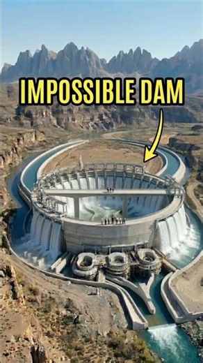 The World’s Craziest Ring Dam?! 🤯
