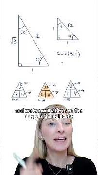 How to remember the exact trigonometric values?! #trigvalues #exacttrigvalues #mathsrevision #higher