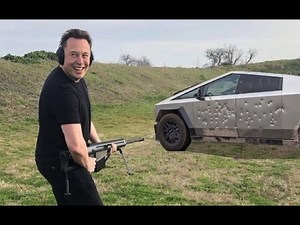Tesla Cybertruck Bullet Test | Unveiling the Bulletproof Beast