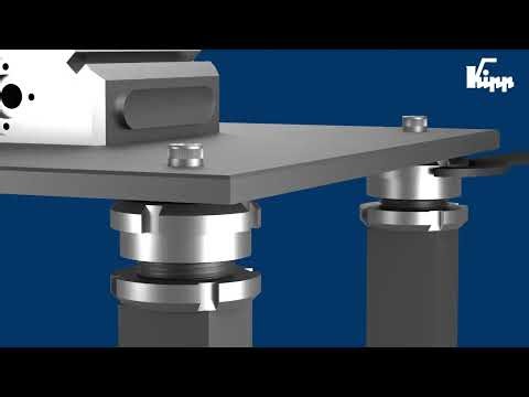 Leveling sets The low version for easy alignment of entire production lines