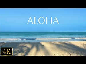 Relaxing Beach Ambience | Tropical Beach Sounds for Relaxation and Stress Relief (4K UHD)