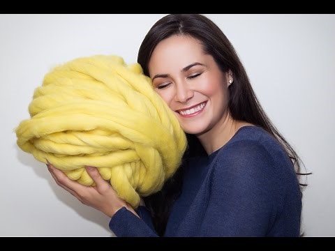 How to prepare super chunky Merino wool for knitting